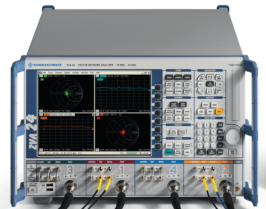 Rohde & Schwarz ZVA24 10MHz – 24GHz Vector Scalar S-ParaMeter Network Analyzer