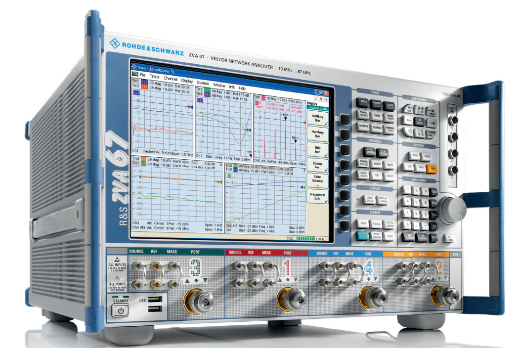 Rohde & Schwarz ZVA67 10MHz to 67GHz Network Analyzer