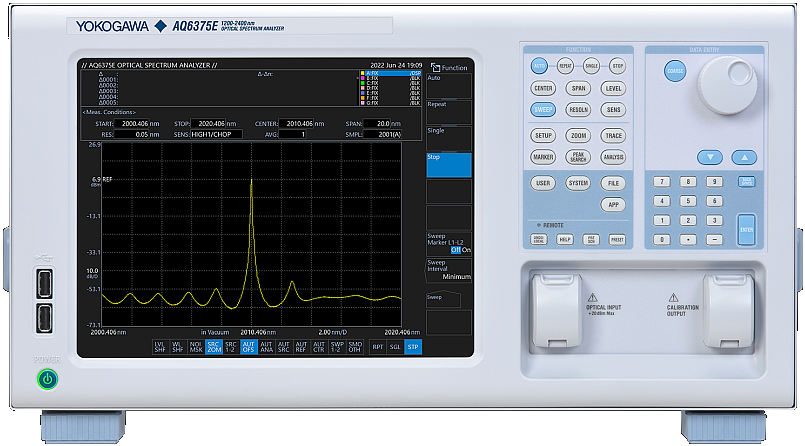Yokogawa AQ6375E-20 1000-2500nm Optical Spectrum Analyzer