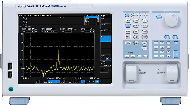 Yokogawa AQ6376E 1500-3400nm Optical Spectrum Analyzer Yokogawa AQ6376E 1500-3400nm Optical Spectrum Analyzer