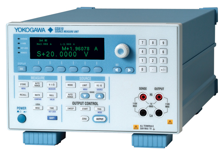 Yokogawa GS610 110V, 3.2A Source Measure Unit