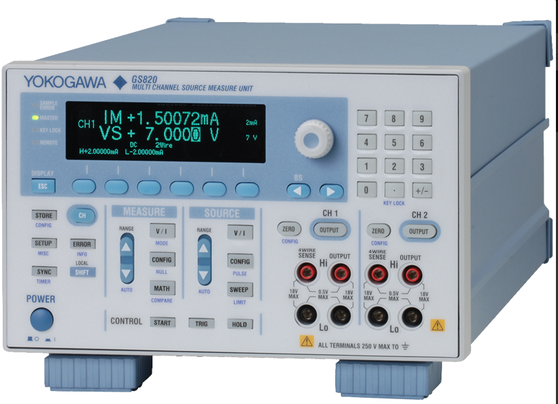 Yokogawa GS820 Multi Channel Source Measure Unit