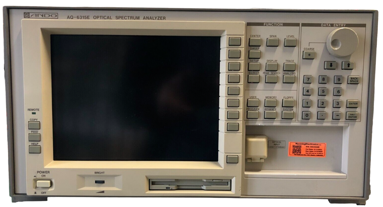 Ando AQ6315E Optical Spectrum Analyzer