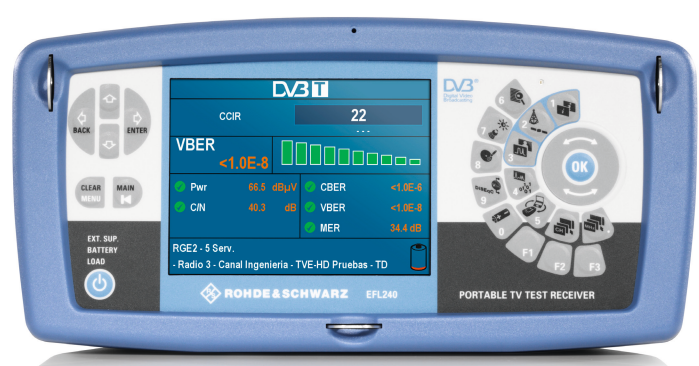Rohde & Schwarz EFL240 Portable TV Test Receiver