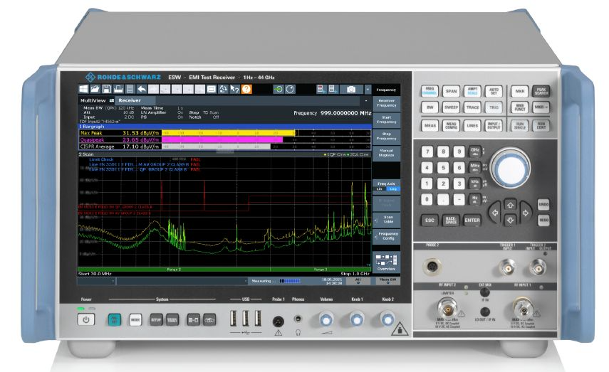 Rohde & Schwarz ESW44 EMI Test Receiver, 1Hz to 44GHz
