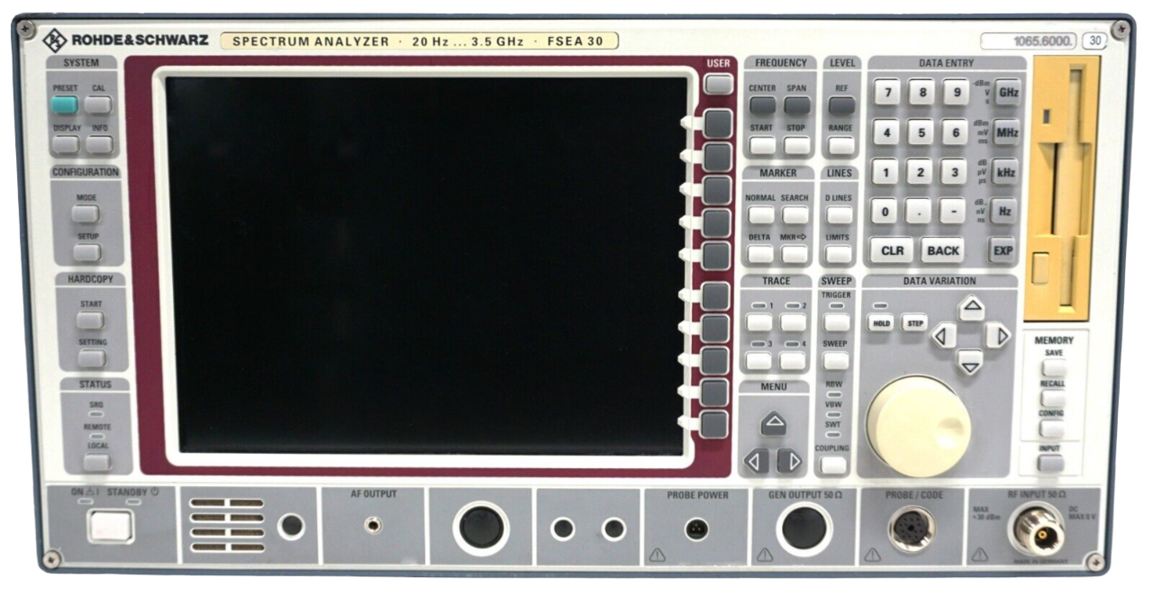 Rohde & Schwarz FSEA30 20Hz-3.5GHz Spectrum Analyzer