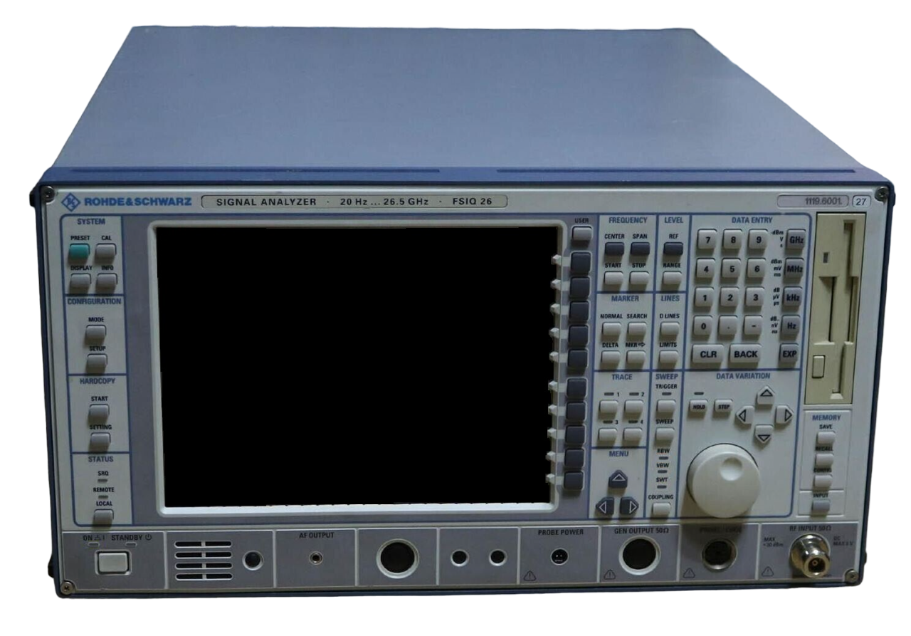 Rohde & Schwarz FSIQ26 20Hz-26GHz Spectrum Analyzer