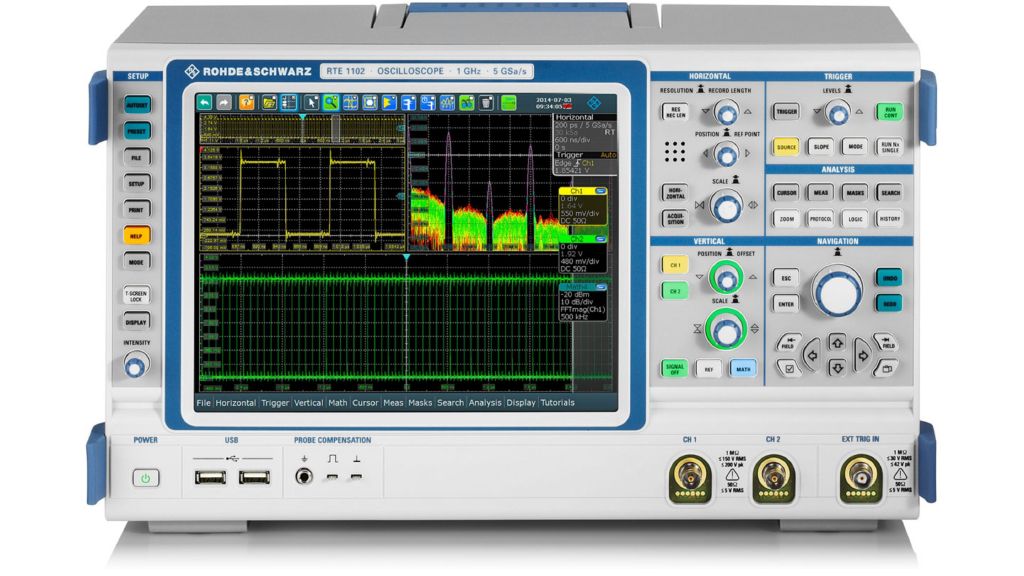 Rohde & Schwarz RTE1104 Digital Oscilloscope 1 GHz Bandwidth, 5 GSa/s ...