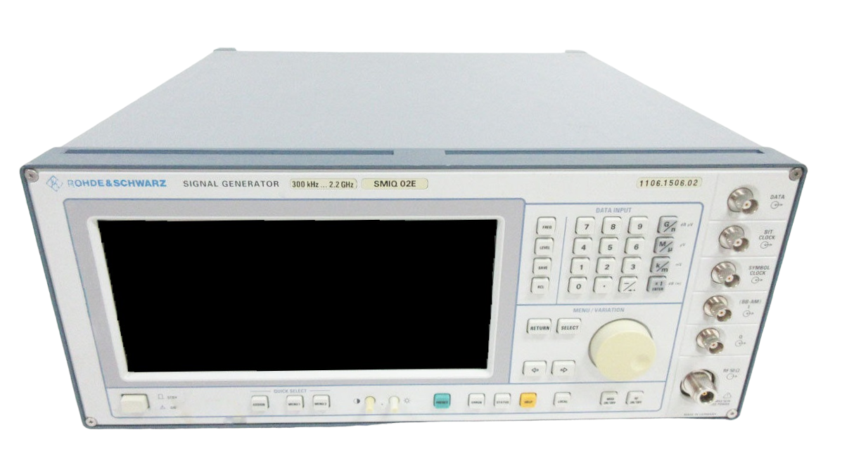 Rohde & Schwarz SMIQ02 300KHz to 2.2GHz Vector Signal Generator
