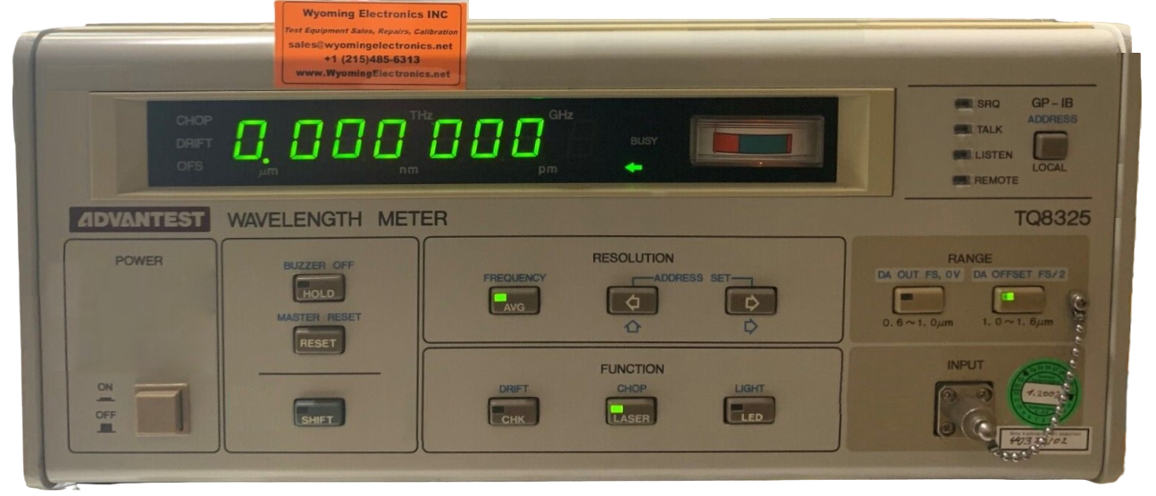 Advantest TQ8325 Wavelength Meter