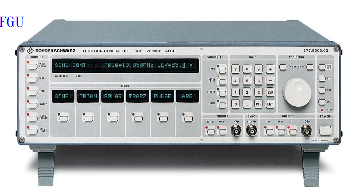 Rohde & Schwarz AFG 10mHz-20MHz Function Generator
