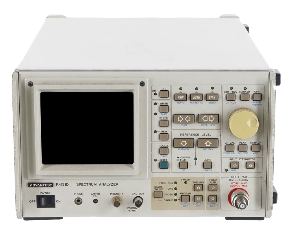 Advantest R4131D – 10kHz to 3.5GHz Spectrum Analyzer