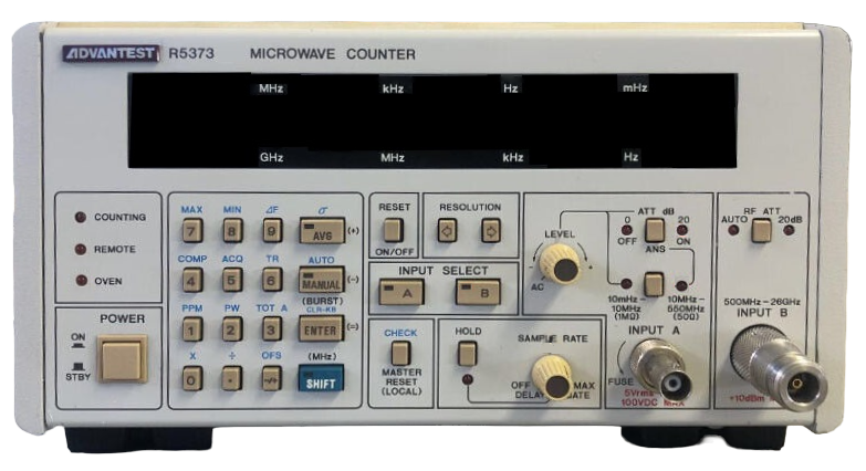 Advantest R5372 Microwave frequency counter