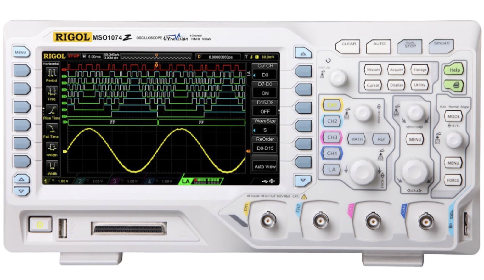 Rigol MSO1074Z-S 70 MHZ Oscilloscope (4 Channel)