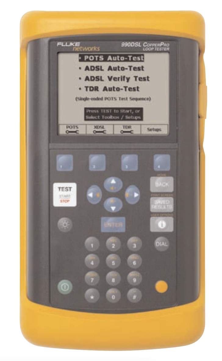 Fluke Networks 990VDSL CopperPro Series II Broadband Loop Tester
