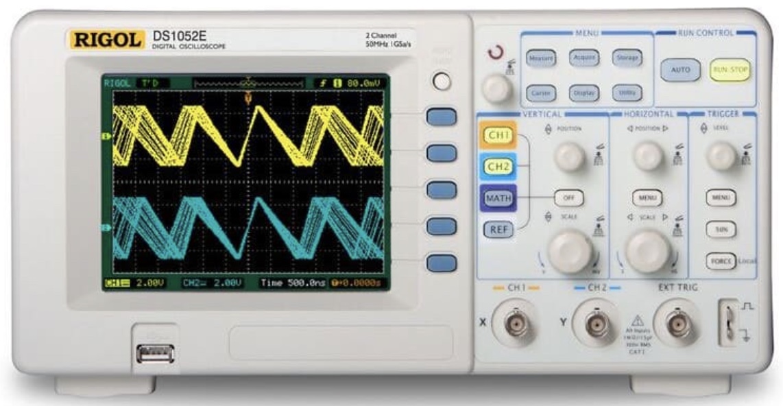 Rigol DS1052E Digital Oscilloscopes – Bandwidth: 50 Mhz, Channels: 2