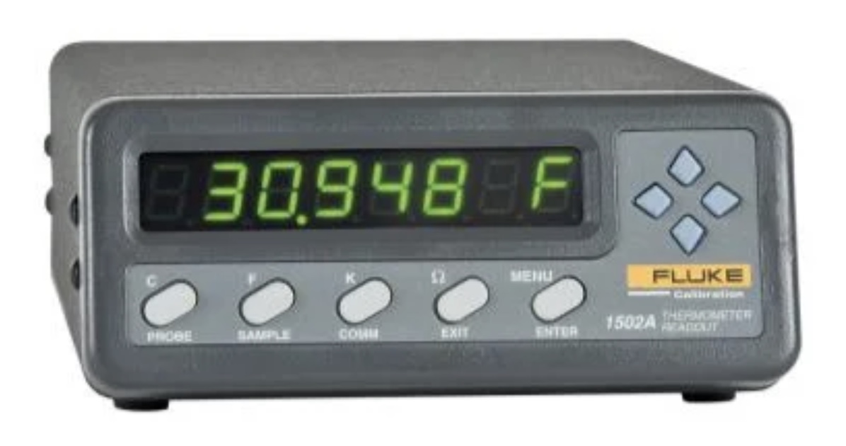 Fluke Hart Scientific 1502 Tweener PRT readout with probe