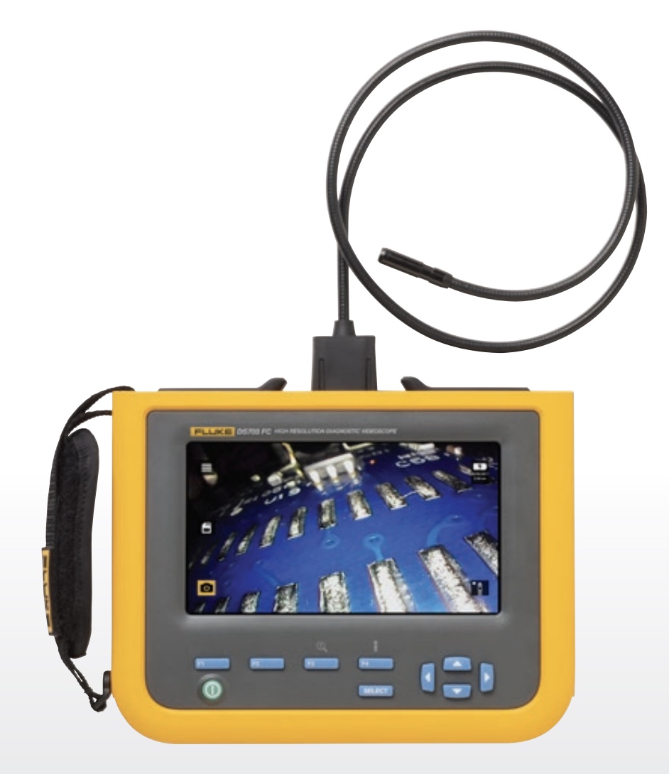 Fluke DS703 FC Diagnostic Video Borescope with Wi-Fi capability, 1280 x 720, 7″