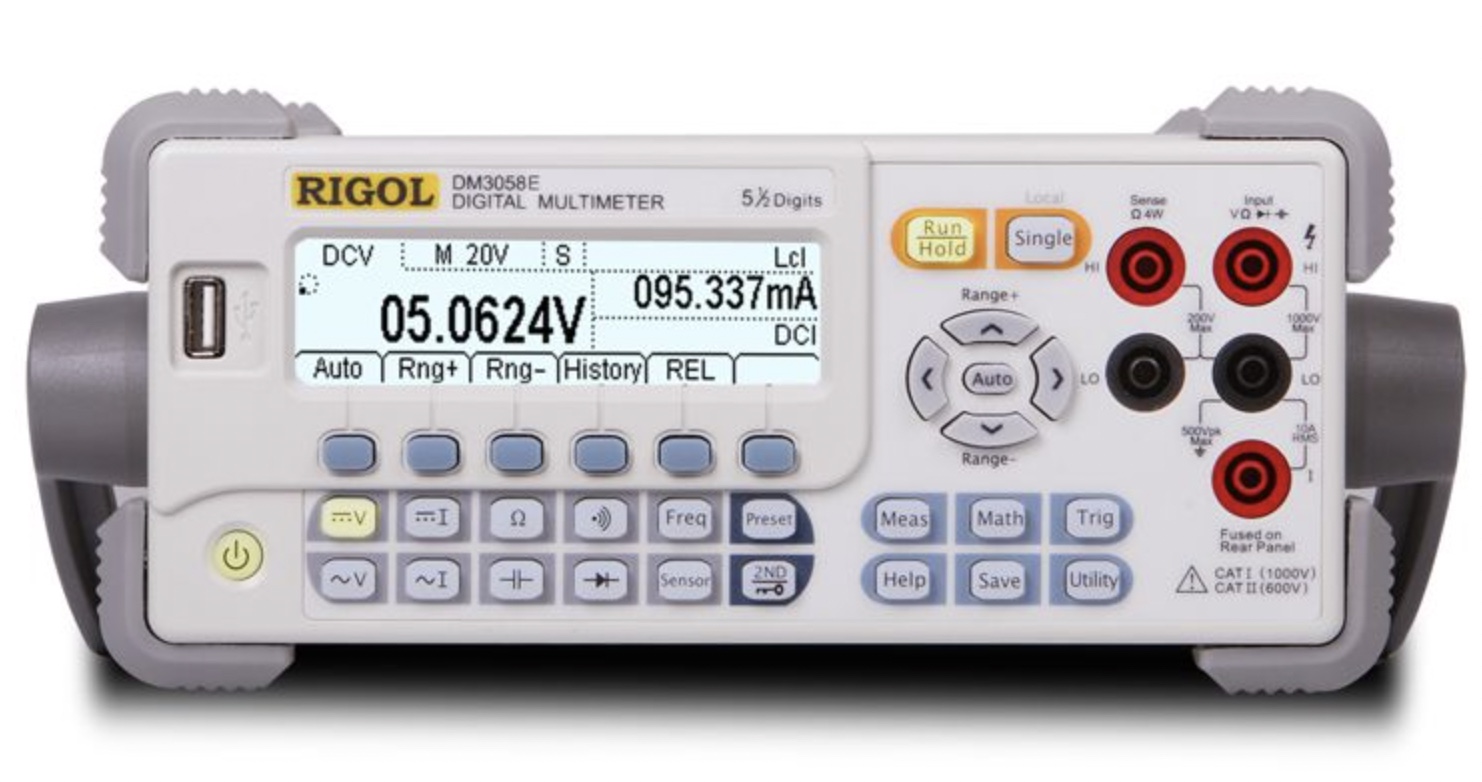 Rigol DM3058E – Digital Multimeter, 5.5 digits, 8 uV