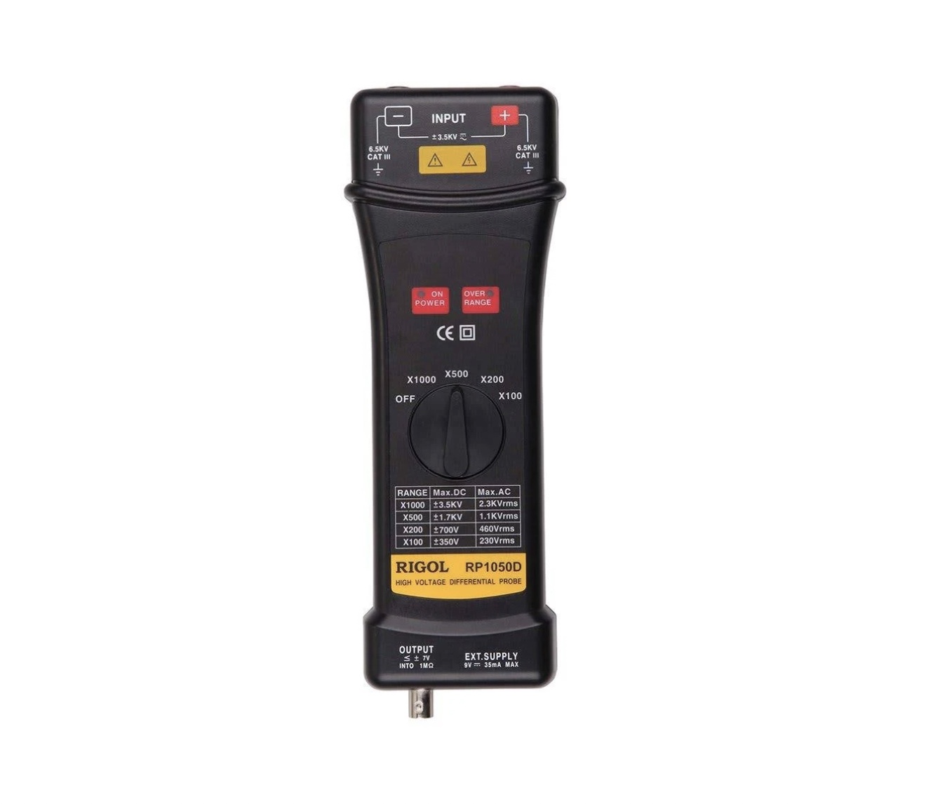 Rigol Rp1050D High Voltage Differential Probe, Dc-50 Mhz, 7000 Vpp