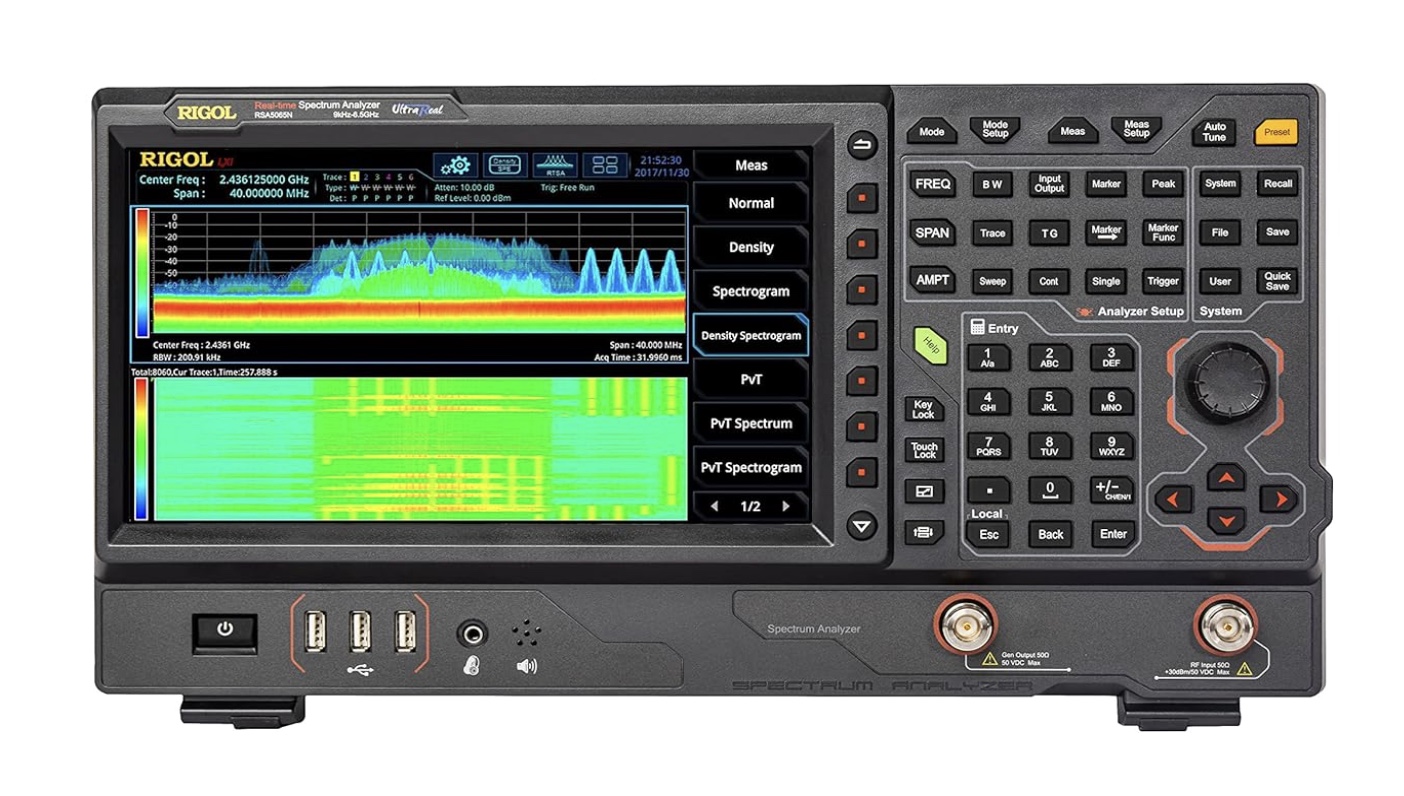 Rigol RSA5065-TG – 6.5 GHz Real-Time Spectrum Analyzer with Tracking Generator