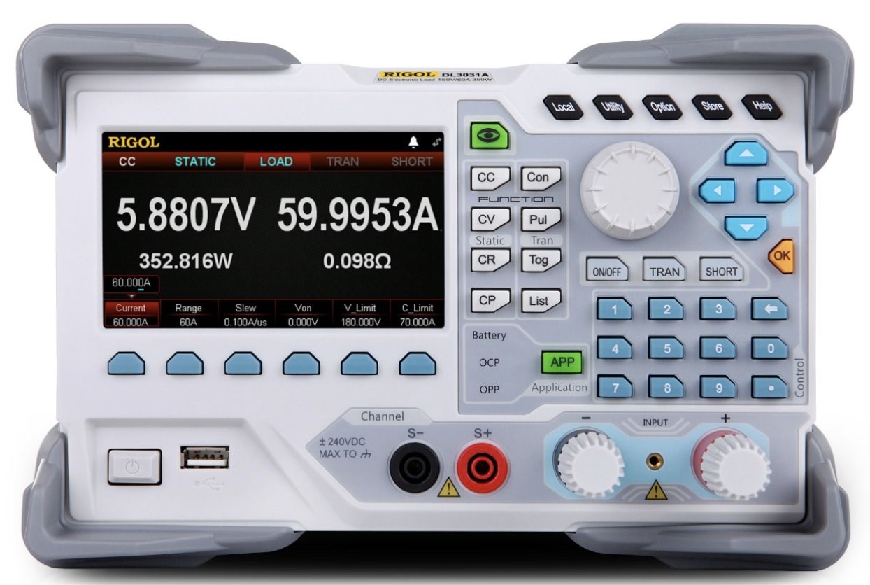 Rigol DL3031A – Electronic Load, 150V/60A,350W