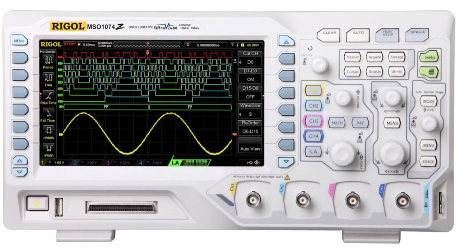 Rigol MSO1074Z 70 MHZ Oscilloscope (4 Channel)