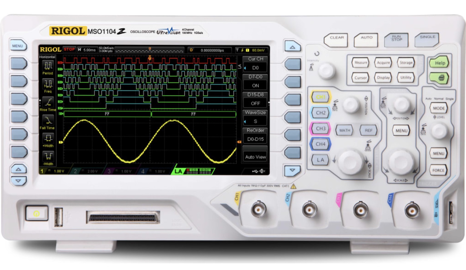 Rigol MSO1104Z-S Mixed Signal Oscilloscope 100MHz
