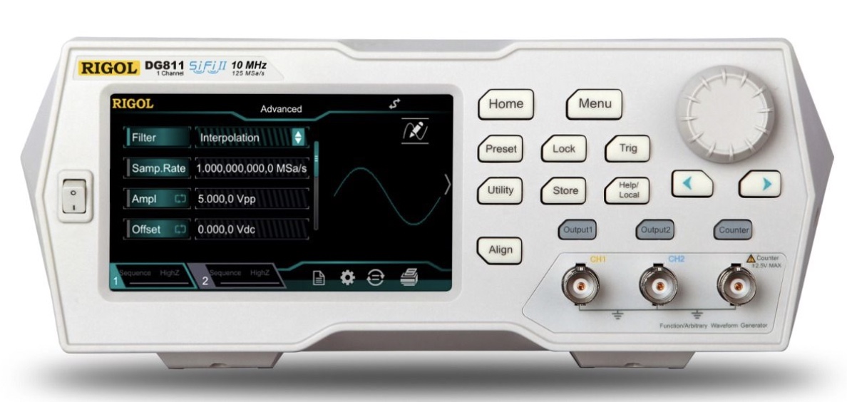 Rigol DG811 – 10 MHz Function/Arbitrary Waveform Generator