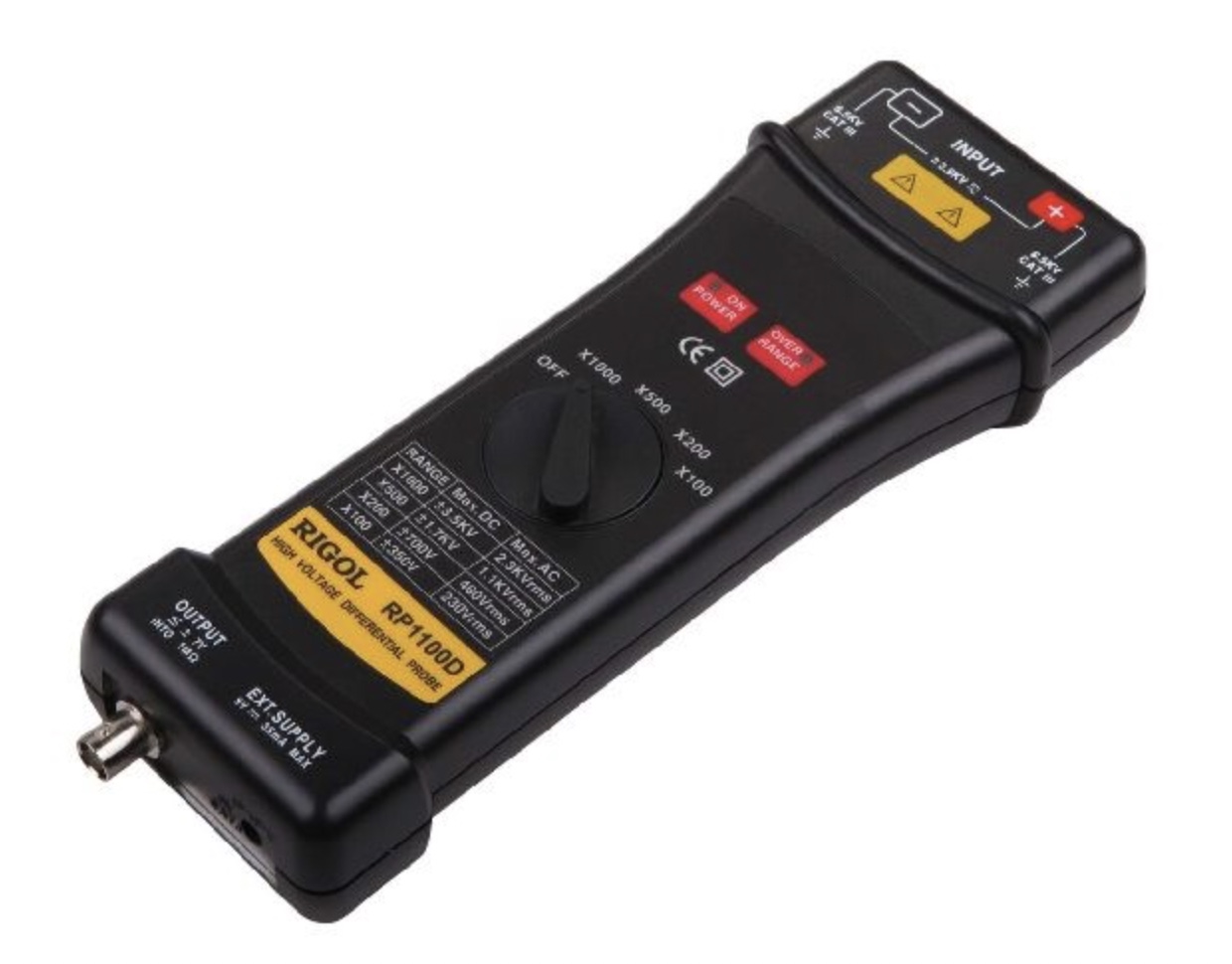 Rigol RP1100D – High Voltage Differential Probe, DC-100 MHz, 7000 Vpp