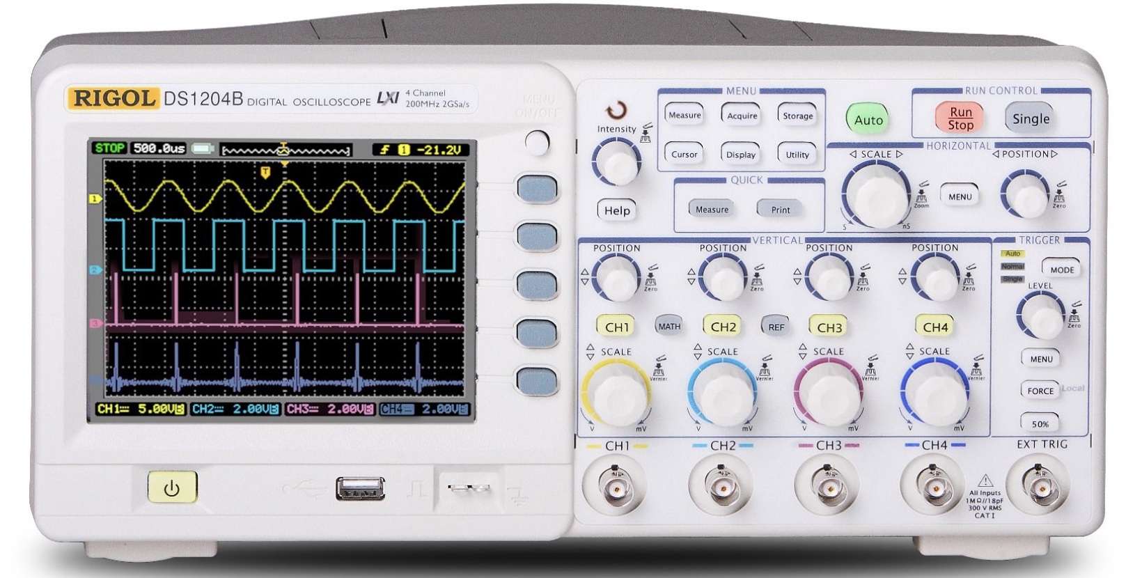 Rigol DS1104B 100 Mhz Digital Oscilloscope 4-Channel