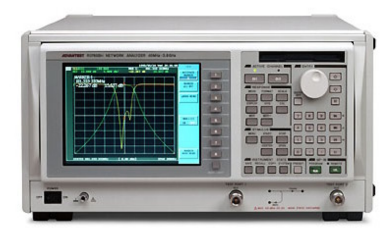 Advantest R3765BH 40MHz - 8.0GHz, Built-in SWR Bridge Network Analyzer