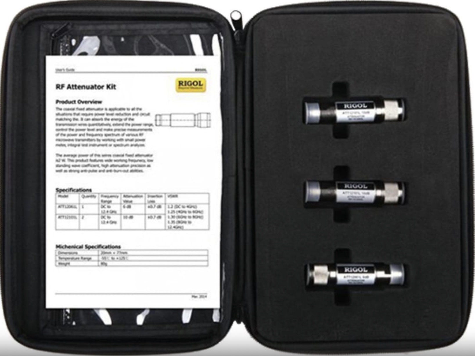 Rigol RF Attenuator Kit – RF, 6 dB and 10 dB
