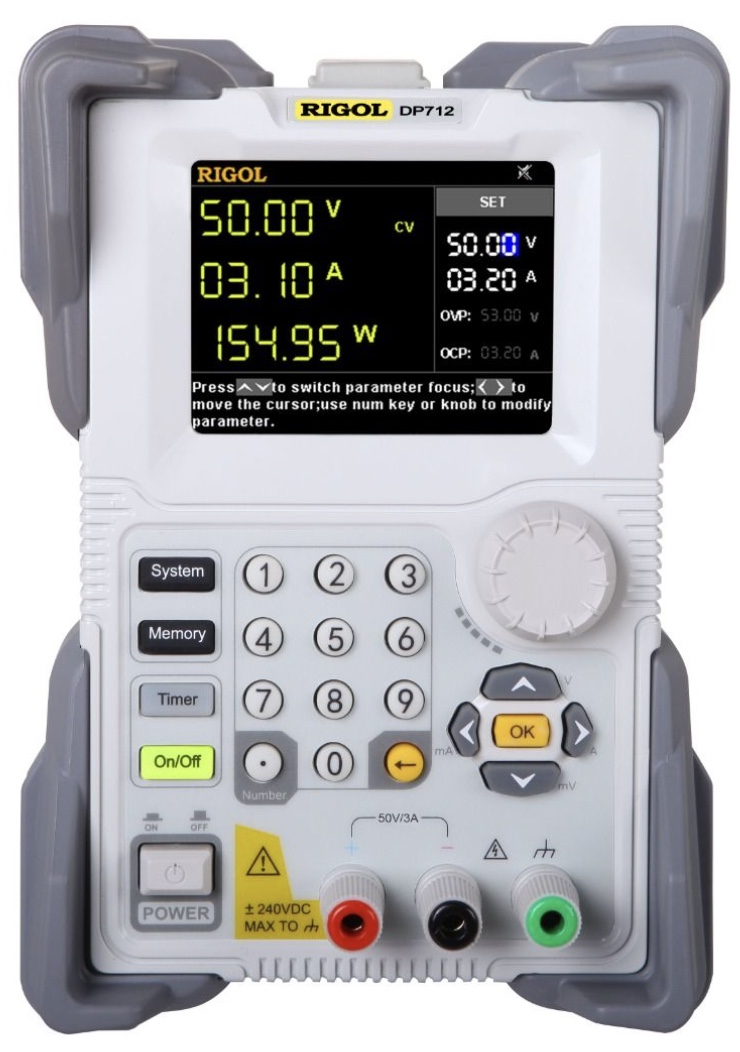 Rigol DP712 – Power Supplies, 50V, 3A, 150W, 10 mV/10 mA