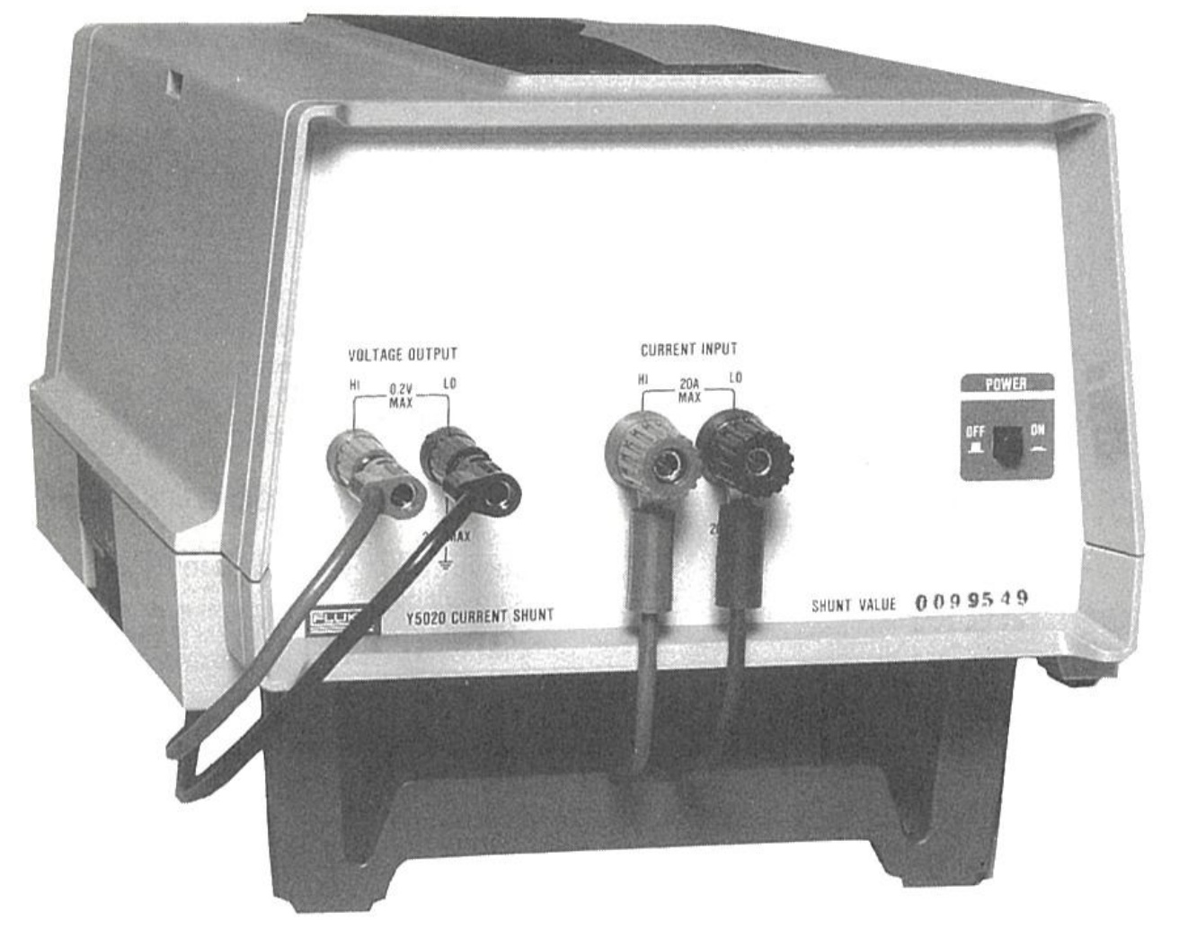 Fluke Y5020 AC / DC Shunt. 0-20A