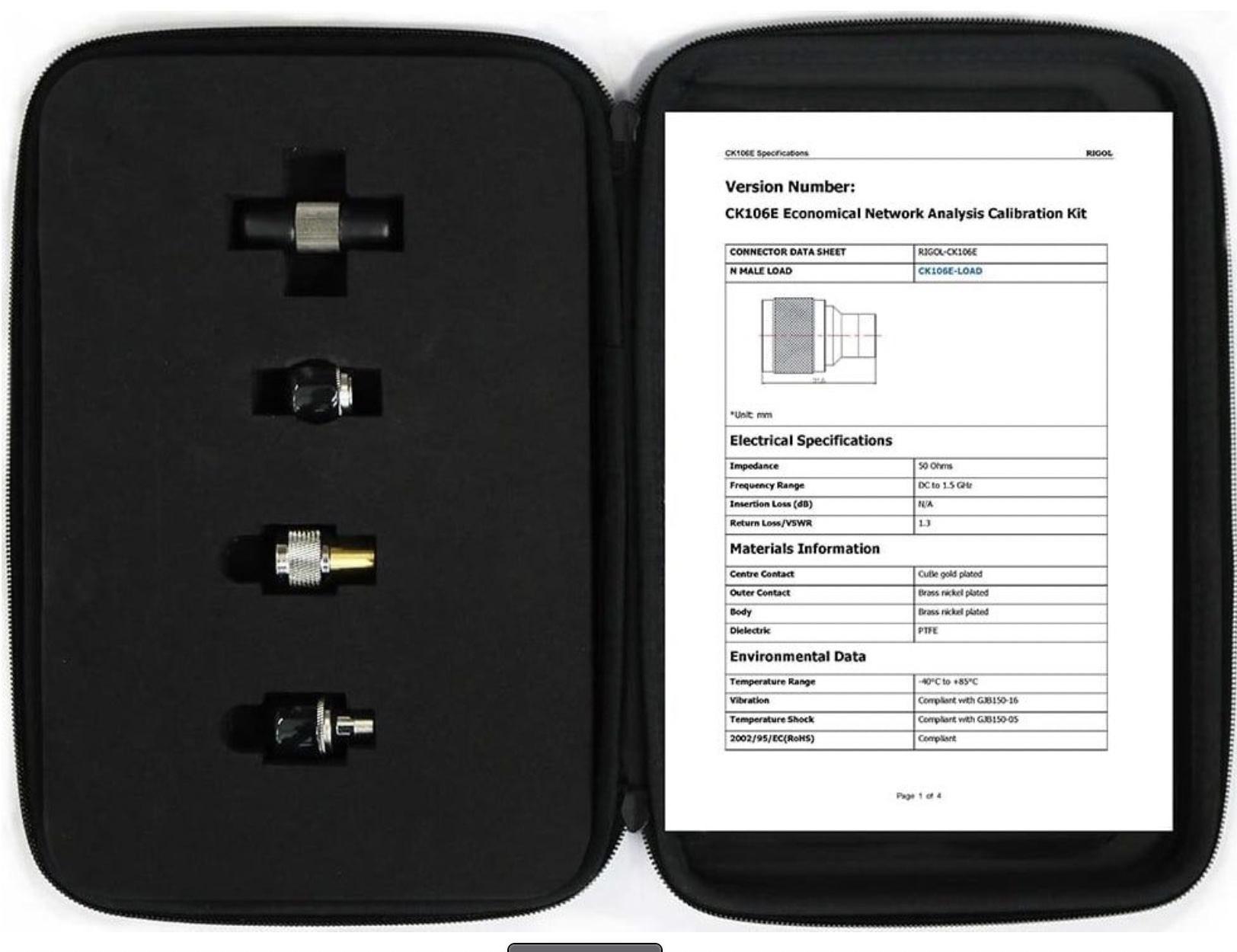 Rigol CK106E Economical Network Analysis Calibration Kit