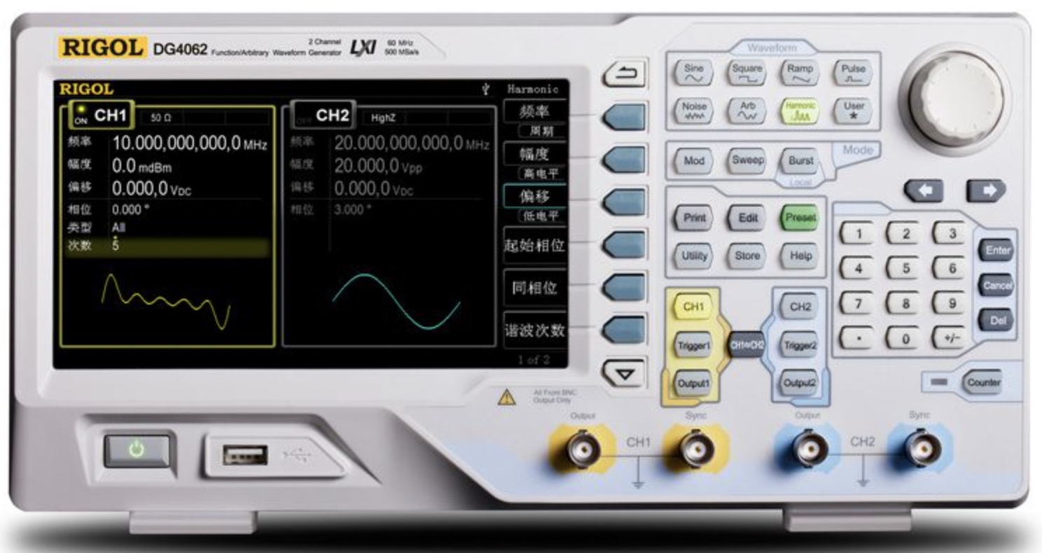 Rigol DG4062 – 60 MHz Arbitrary Waveform Generator