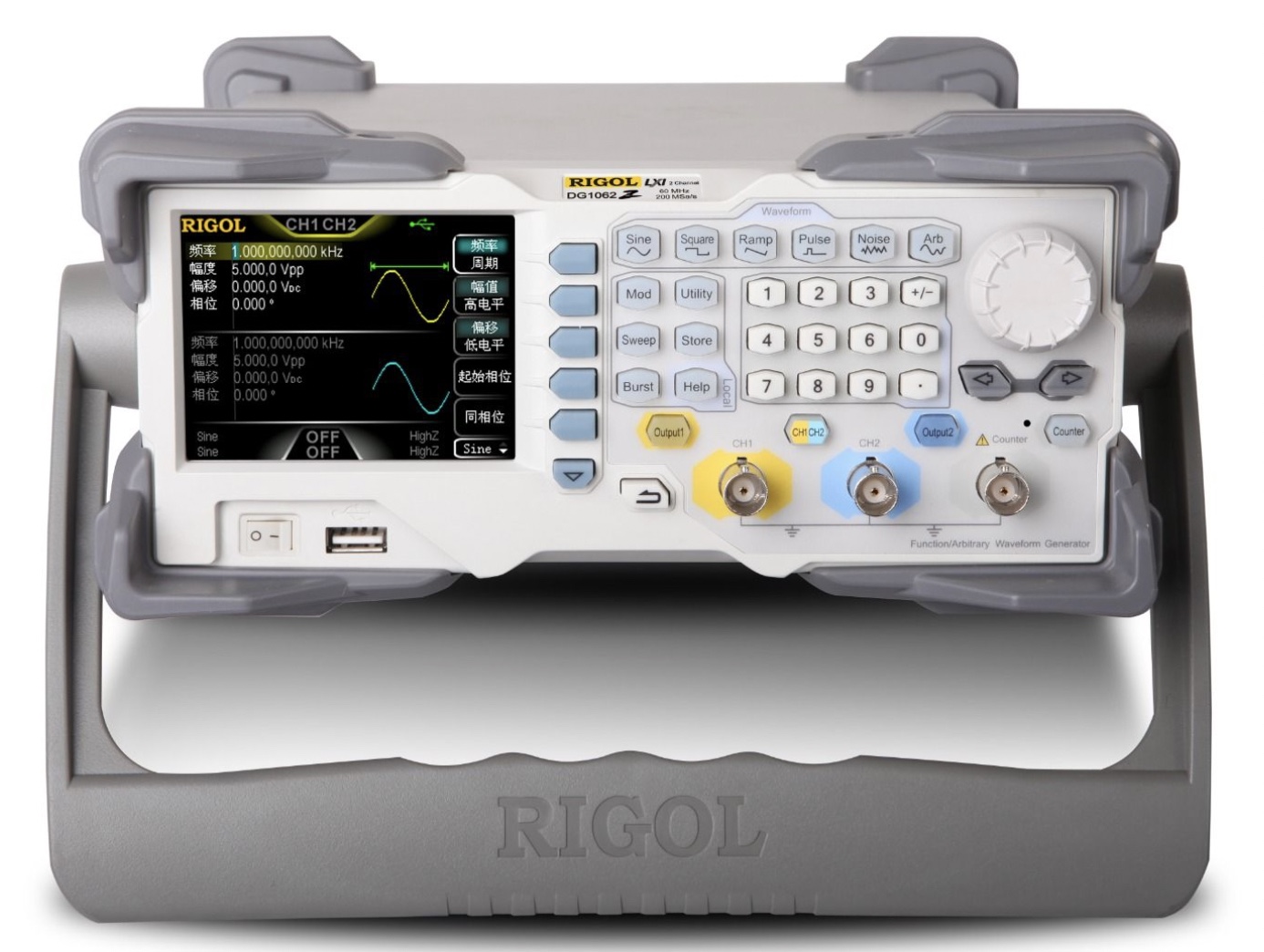 Rigol DG1062Z – 60 MHz Function/Arbitrary Waveform Generator