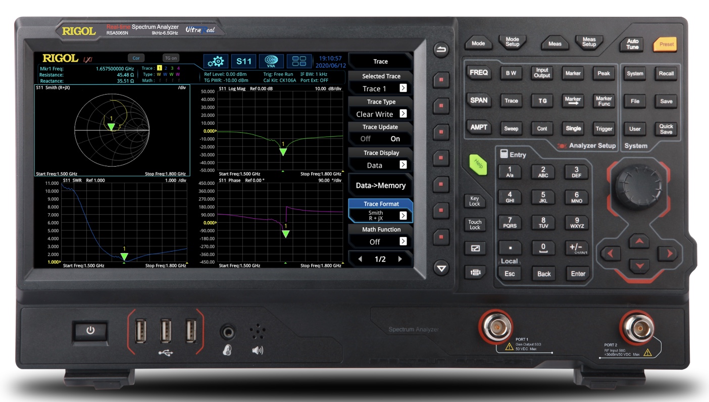 Rigol RSA5065N – 6.5 GHz Real-Time Spectrum Analyzer with DPX Spectrum/Spectrogram