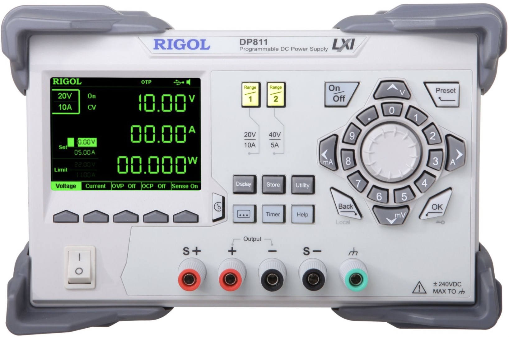 Rigol DP811 – Power Supplies, Single Output, 40V, 10A, 200W, 10mV/10mA