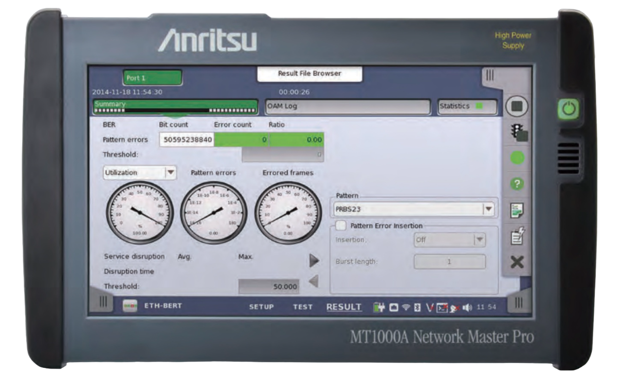 Anritsu MT1000A Network Master Pro – Network Testing and Analysis