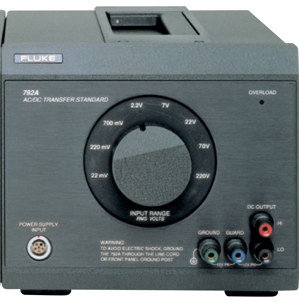 Fluke 792A – AC/DC Transfer Standard with 792A Power Pack