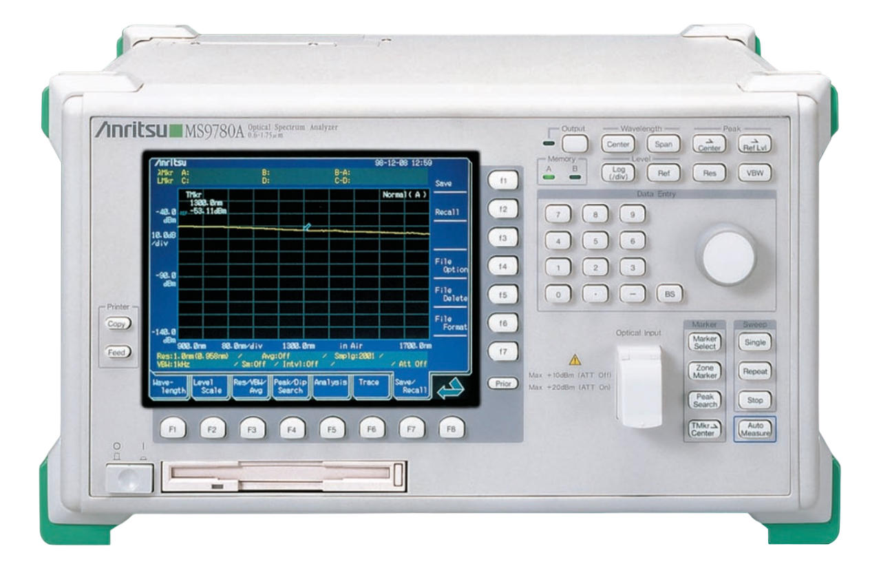 Anritsu MS9780A – Diffraction-Grating Spectrum Analyzer