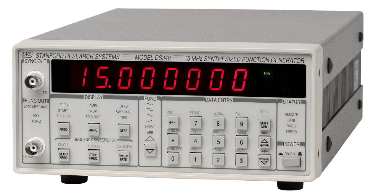 Stanford Research DS340 – Synthesized Function Generator