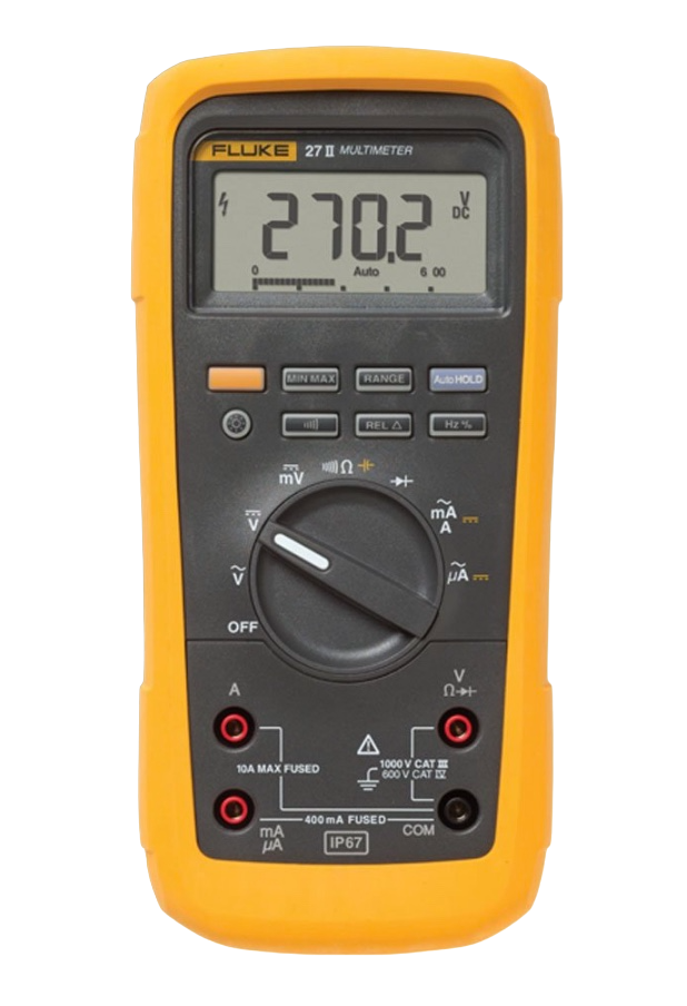 Fluke 27-II Industrial Multimeter with IP67 rating