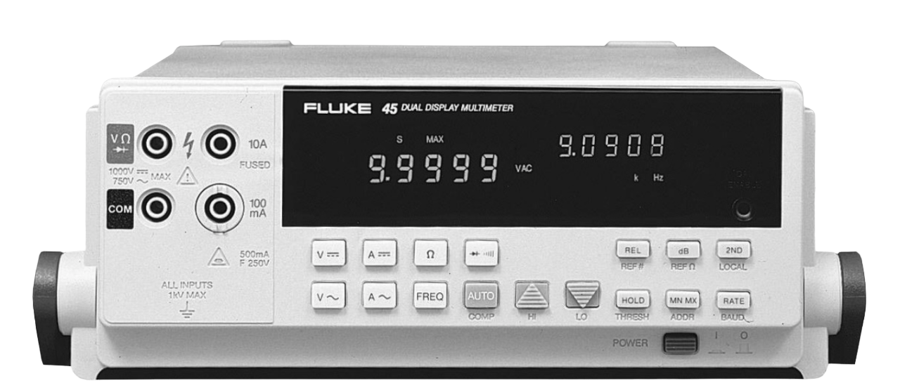 Fluke 45 – Dual Display five-digit Multimeter