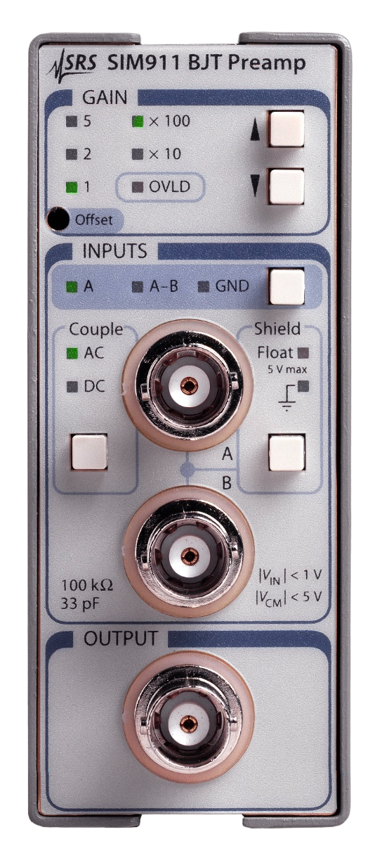 Stanford Research SIM911 – BJT Preamplifier