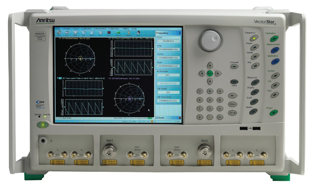 Anritsu MS4640B - VectorStar RF, µW, mmW Vector Network Analyzer