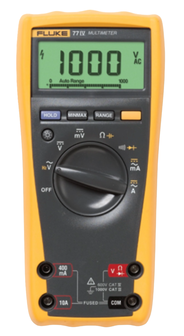 Fluke 77-4 CAL Industrial Multimeter, 1,000 V