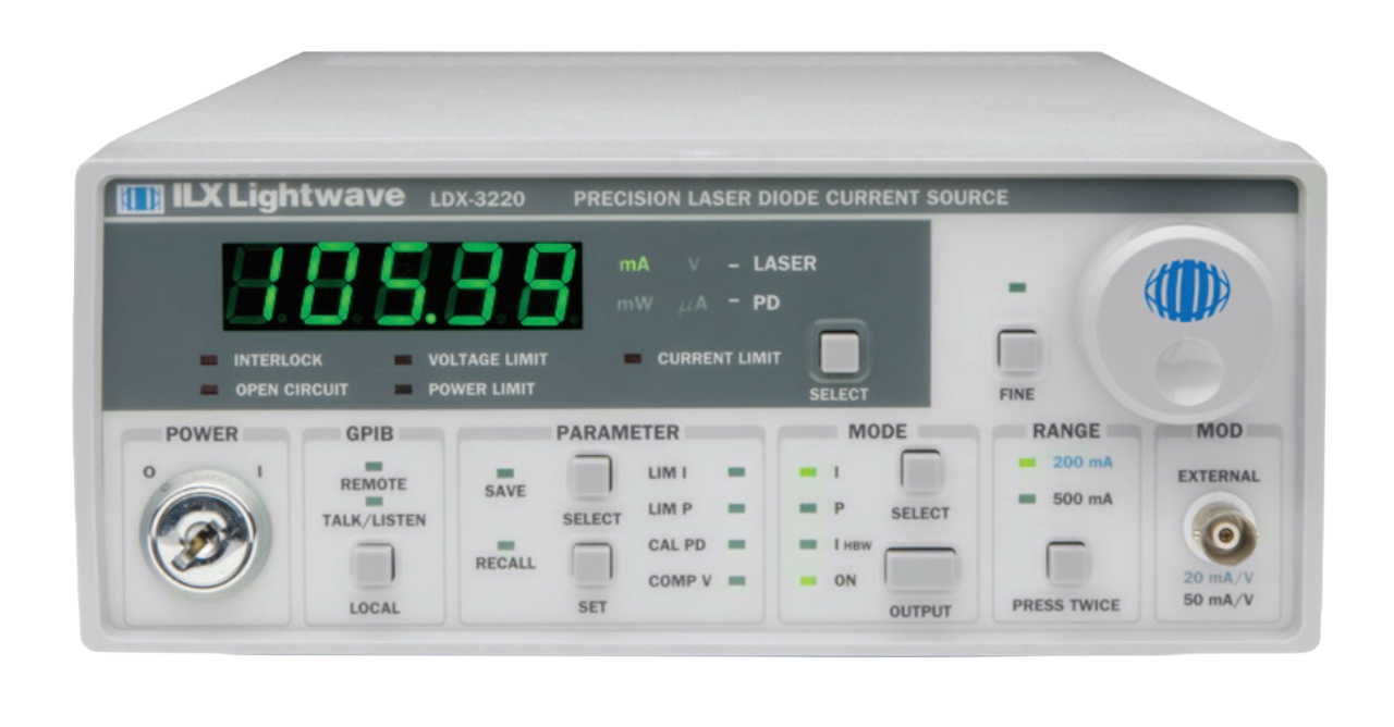 ILX Lightwave LDX-3220 Laser Diode Driver, Precision